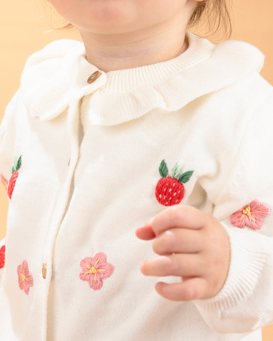 Strawberry cardigan