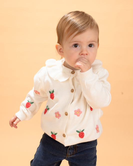 Strawberry cardigan